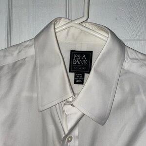Jos. A. Bank Traveler Men's Cream Dress Shirt